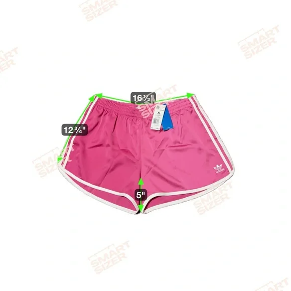 NEW‎ Adidas 3 Strip Sprinter Women's Bright Pink Athletic Shorts Size XL - Picture 7 of 7